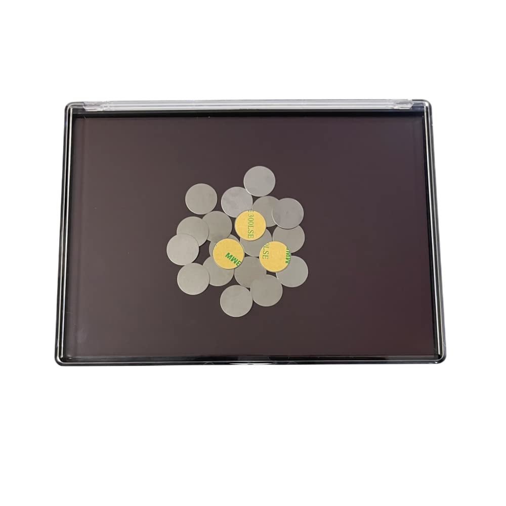 UDTIP XL Large Empty Magnetic Makeup Eyeshadow Palette with Clear Cover and 20pcs Adhesive Stickers for DIY Your Own Eyeshadow, Blush Palette 9.25'' x6.57''