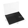 UDTIP XL Large Empty Magnetic Makeup Eyeshadow Palette with Clear Cover and 20pcs Adhesive Stickers for DIY Your Own Eyeshadow, Blush Palette 9.25'' x6.57'' view 2