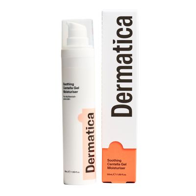 Dermatica Daily Soothing Centella Gel Moisturizer | Hydrating Moisturizer for all Skin Types | Lightweight Oil-Free Gel Moisturizer (50ml)
