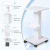 SEA PUNK Salon Spa Trolley, Esthetician Cart with Wheels, Beauty Rolling Trolley Stand Instrument, Tray Rolling Cart with Storage Tray view 3