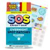 SOS SAVER OF SKIN, Blemish Patches, Fast Working Hydrocolloid Acne Patches for Covering Pimples, Zits, and Blemishes on Face and Skin, Absorb Fluids, Latex Free, Vegan (80, Transparent) view 1