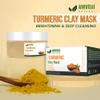 AMVital Turmeric Face Mask, Clay Facial Masks with Vitamin C, Skin Care for Acne and dark Spots, Smooth & Refine Pores, Anti Aging for Women, Non-Greasy Hydrating view 2
