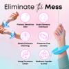 LiquiBands Face Washing Wristbands  No More Wet Sleeves with This Skincare Essential - Silicone Bands to Catch Water Drips  Stocking Stuffer for Girls & Women (Blush Pink, 1 Pair) view 2