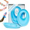 LiquiBands Face Washing Wristbands  No More Wet Sleeves with This Skincare Essential - Silicone Spa Bands to Catch Water Drips  Stocking Stuffer for Girls & Women (Sky Blue, 1 Pair) view 1