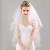 Piping Bridal Wedding Headpiece Black Metal Hair Comb style01 view 3