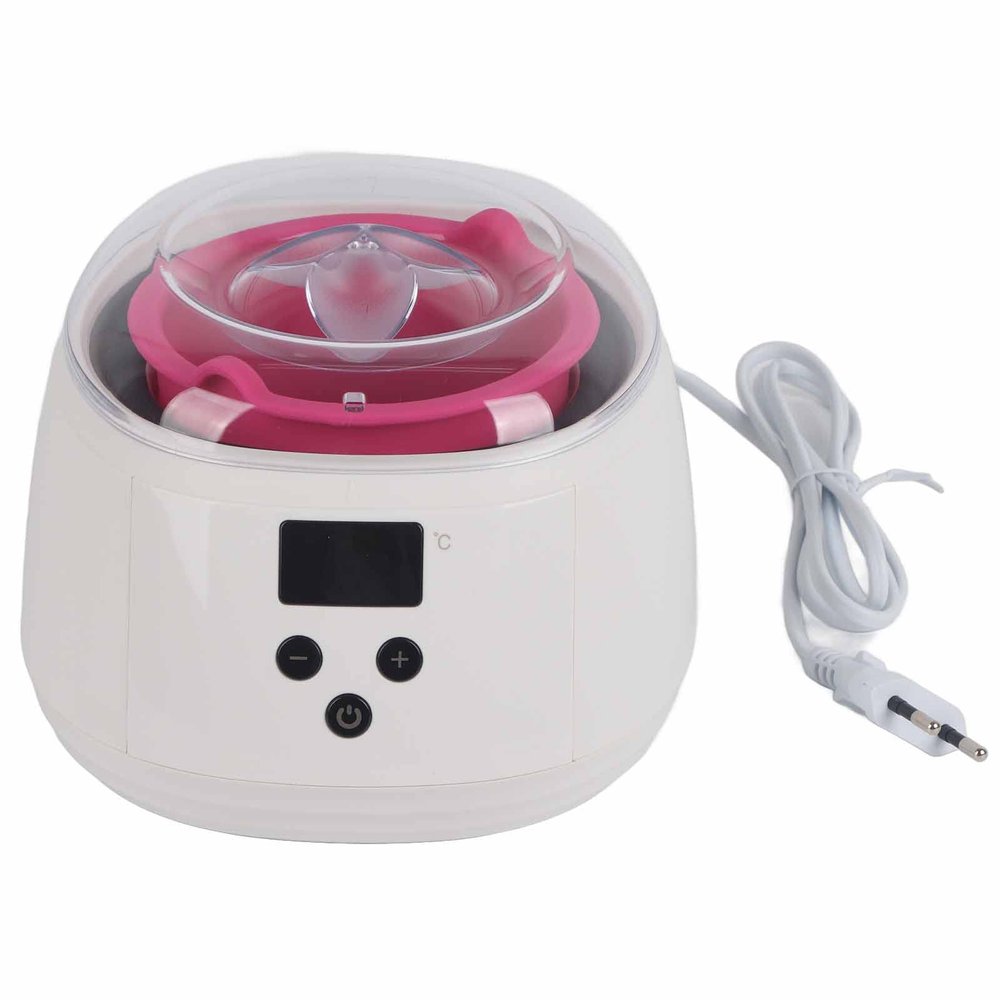 100W Wax Warmer Machine, Easy to Use 500ml Large Capacity Hair Removal Wax Warmer with Silicone Wax Pot, Professional LED Electric Hard Wax Heater for Hair Removal 100240V(#2)