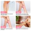 Crystal Hair Eraser for Women Men - Reusable Crystal Hair Remover Magic Painless Exfoliation Hair Removal Tool, Magic Hair Eraser for Back Arms Legs - Gold view 2