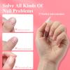 Clear Stiletto Nail Tips, No C Curve Medium Nail Tip for Acrylic Nails Professional, 550PCS Soft Gel Nail Tips Half Cover Stiletto Almond Fake Nails Extension for Salon Home DIY view 4