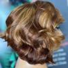 13x6 HD Transparent Lace Front Human Hair Wigs #27#30 Color Side Part Brazilian Remy Highlight Short Bob Cut Human Hair Wig Wave For Black Women Pre Plucked Bleached Knots 150% Density 16Inch view 2
