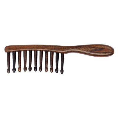 KENID Sandal Wood Household Wide Tooth Curly Hair Comb Static Hair Loss Massage Comb 1Pcs