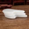 KENID Face Massage Jade Roller White Jade Natural Stone Gua Sha Slimmer Lift Wrinkle Double Chin Remover Beauty Care Slimming Tools 1Pcs view 4
