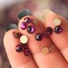 Non Hotfix Stone SS20 Fuchsia 1440pcs 8 Big 8 Small DIY Strass Crystal Stick On Nail Salon Flat Back Rhinestones for Nail Art Garment Craft Decoration view 1
