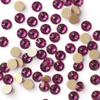 Non Hotfix Stone SS20 Fuchsia 1440pcs 8 Big 8 Small DIY Strass Crystal Stick On Nail Salon Flat Back Rhinestones for Nail Art Garment Craft Decoration view 4