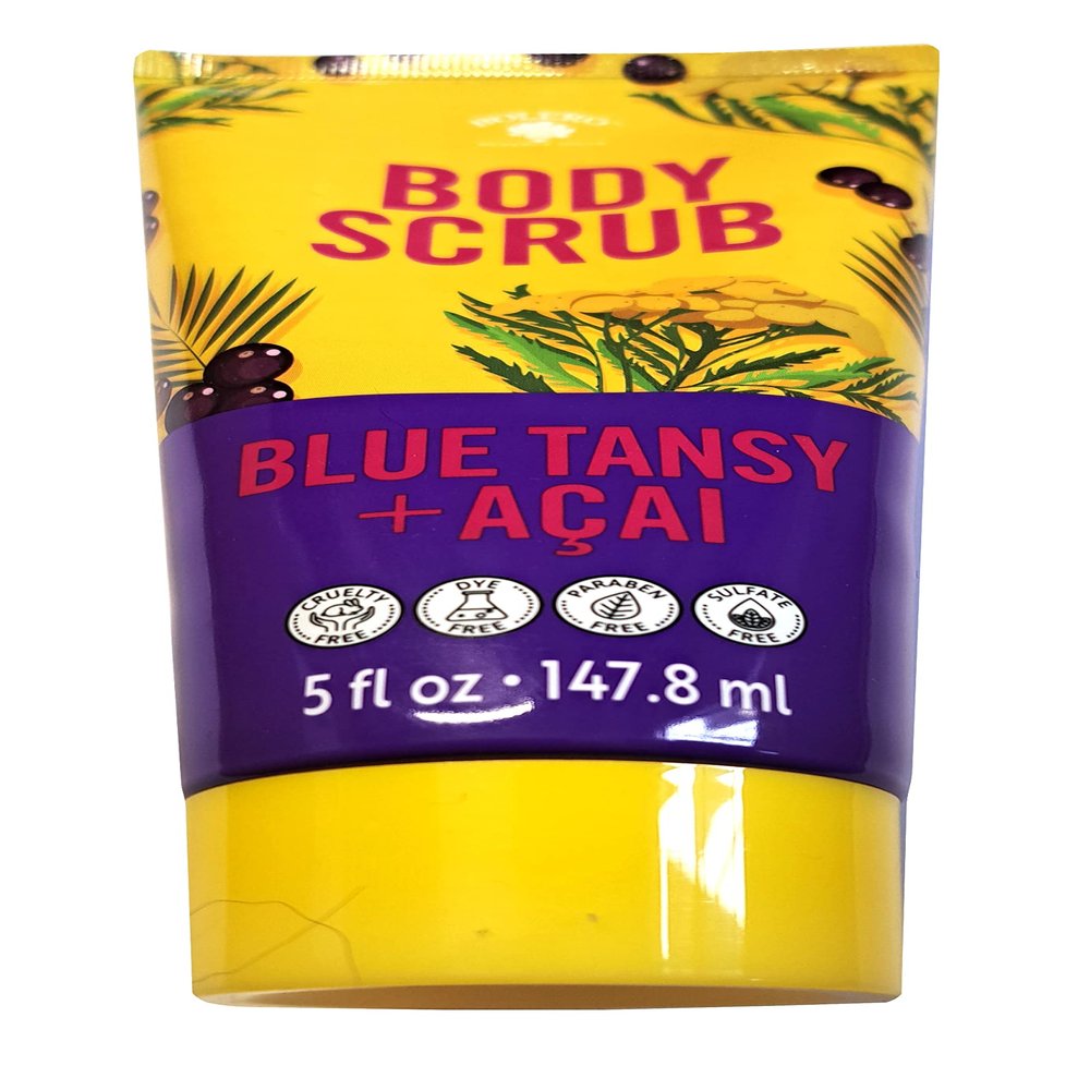 Bolero Body Scrub Blue Tansy & Acai 5fl oz. 147,8ml