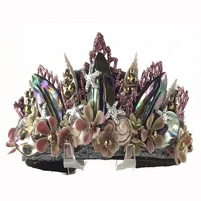 Unique CosPlay Handmade Seashell Crown-Tiara-Headband "Dark Dollie"