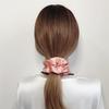 12 Pcs Satin Silk Scrunchies, Soft Hair Ties, Fashion Bands, Bows, Ropes, Elastic Bracelets, Ponytail Holders for Women and Girls (4.5 Inch, Rose Gold) view 2