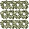 Sufermoe 12 Pcs Soft Satin Silk Hair Scrunchies, 4.5 Inch, Light Gray Green, Hair Ties for Women and Girls, Hair Accessories view 1