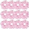 Sufermoe 12 Pcs Satin Silk Hair Scrunchies (4.5 Inch), Light Pink Elastic Hair Ties for Women and Girls, Fashion Hair Accessories for Daily Life, Yoga, Working, Studying, Running, Holidays, Parties view 1
