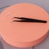 1pcs Fine Point Tweezers Splinter Tweezer Professional Precision Pointed Tweezer Sharp Precision Needle Nose Tip Anti-Static Stainless Steel Curved Tweezers view 2