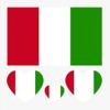 Italian Flag Tattoos,10 Sheets Italy Temporary Face Stickers,40 Pcs Waterproof Sweat Sports National Flag Removable Fake Tattoos For Men Teenages Women(Italy) view 1