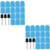 minkissy 2sets Portable Sanding Caps for Nail Polishing Replacement Manicure Tool with Grinding for Gel and Nail Care Salon view 1