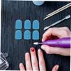 minkissy 2sets Portable Sanding Caps for Nail Polishing Replacement Manicure Tool with Grinding for Gel and Nail Care Salon view 3
