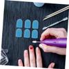 minkissy 4sets Replaceable Nail Sanding Bands with Grinding Manicure Tools for Nail and Beginners Reusable Easy to Operate Compatible with Drill view 2