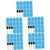 minkissy 5sets Replaceable Nail Art Sanding Caps Grit for Electric Nail Files for Manicure and Easy to Use and Skin Friendly view 1