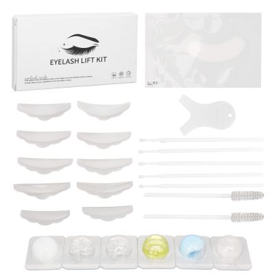 Eyelash Perm Kit,Professional Disposable Semi Permanent Mild Curling Lash Kit 12ml Liquid