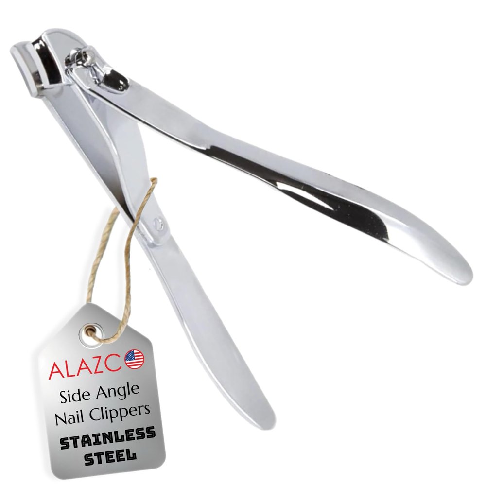 1 Side Angle Stainless Steel Fingernail or Toenail Side Nail Clipper Cutter