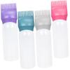 minkissy 8pcs Hair Dyeing Bottles Barbershop Hair Dry Cleaning Bottles Comb Head for Easy Application view 2
