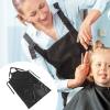 LALAFINA Mens Overalls Hair Stylist Apron Salon Apron Barber Haircut Styling Adjustable Work Nail Tech for Stylist Florist Kitchen Black Mens view 4