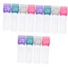 minkissy 12pcs Hair Dye Applicator Bottles Root Comb Squeeze Bottles for Hair Salon Quality Brush Root Comb view 1