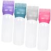 minkissy 12pcs Hair Dye Applicator Bottles Root Comb Squeeze Bottles for Hair Salon Quality Brush Root Comb view 2