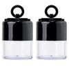 LALAFINA Travel-size Loose Powder Box with Puff 2pcs Makeup Powder Container Airtight Cosmetics Case view 1