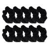 BIUDECO Black Velvet Hair Scrunchies 10 Pack Soft Stretch Hair Elastics for Women and Girls Washable Bands for Everyday Use and Diy Accessories view 1