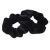 BIUDECO Black Velvet Hair Scrunchies 10 Pack Soft Stretch Hair Elastics for Women and Girls Washable Bands for Everyday Use and Diy Accessories view 3