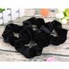 BIUDECO Black Velvet Hair Scrunchies 10 Pack Soft Stretch Hair Elastics for Women and Girls Washable Bands for Everyday Use and Diy Accessories view 4