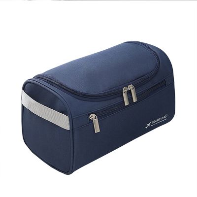 TLULY Men Business Portable Storage Bag Toiletries Organizer Women Travel Cosmetic Bag Hanging Wash Pouch (Color : Blue)