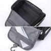 TLULY Men Business Portable Storage Bag Toiletries Organizer Women Travel Cosmetic Bag Hanging Wash Pouch (Color : Blue) view 4