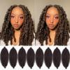 12 Inch Wrapping Hair for Soft Locs 8 packs Pre-Separated Springy Afro Twist Hair,Marley Hair for Soft Locs Kinky Afro Twist Crochet Hair Braids Spring Twist for Black Women(8Packs, 4#) view 1