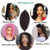 12 Inch Wrapping Hair for Soft Locs 8 packs Pre-Separated Springy Afro Twist Hair,Marley Hair for Soft Locs Kinky Afro Twist Crochet Hair Braids Spring Twist for Black Women(8Packs, 4#) view 3