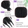 10 Inch Wrapping Hair for Soft Locs,Cuban Twist Hair 8 packs Pre-Separated Springy Afro Twist Hair Extension for Women Kids, Kinky Afro Twist Crochet Hair Natural Black Spring Twist Hair view 4