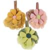 3pcs Bath Ball Mesh Pouf Bath Scrunchies Luffa Colorful Exfoliating Body Scrubber Shower Sponge Shower Accessories Shower Body Scrubbers Back Scrubber Clean Puffs Child Pe view 1