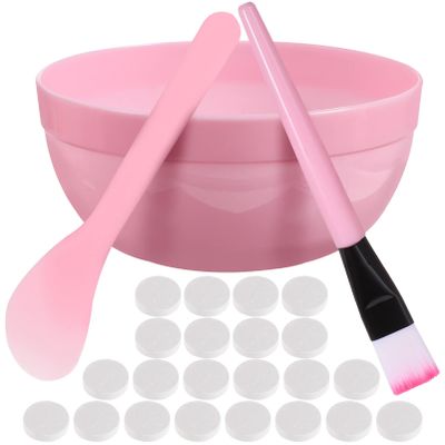 FOMIYES Diy Facial Mask Kit 1 Set Face Tools for Skincare Mask Peel off Bowl Brush