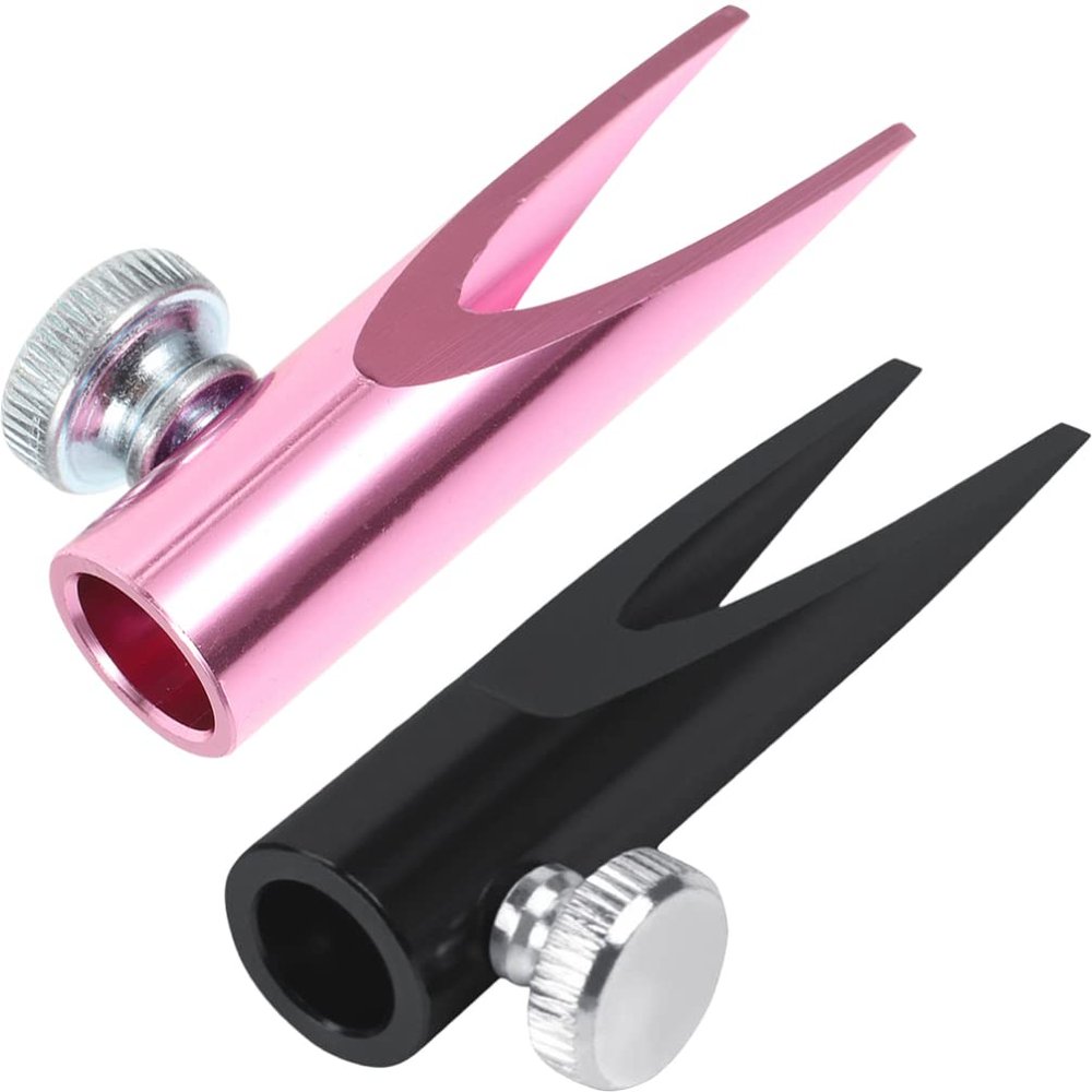 FRCOLOR 2pcs Dual-Sided Cosmetic Pencil Sharpener for Eyebrow and Eye Makeup Compact and Portable Design Sturdy Construction Includes and Options