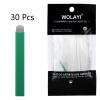 WOLAYI 14U 30pcs Microblading Needles Nano 0.15mm-Thinnest Blade On The Market, Permanent Makeup Manual Eyebrow Tattoo Needlewith Expiration Date and Lot Number (Green 14U.15) view 3