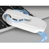 misppro Mini Face Fan for Masks - Wearable Cooling Fan with 2 Speeds, Anti-Fog, USB Rechargeable, Portable for Outdoor, Travel, and Daily Use - White view 3