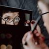 Aisi Women Magnifying Makeup Glasses Eye Make Up Spectacles Flip Down Lens Folding Cosmetic Glasses view 2