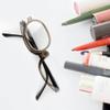 Aisi Women Magnifying Makeup Glasses Eye Make Up Spectacles Flip Down Lens Folding Cosmetic Glasses view 3